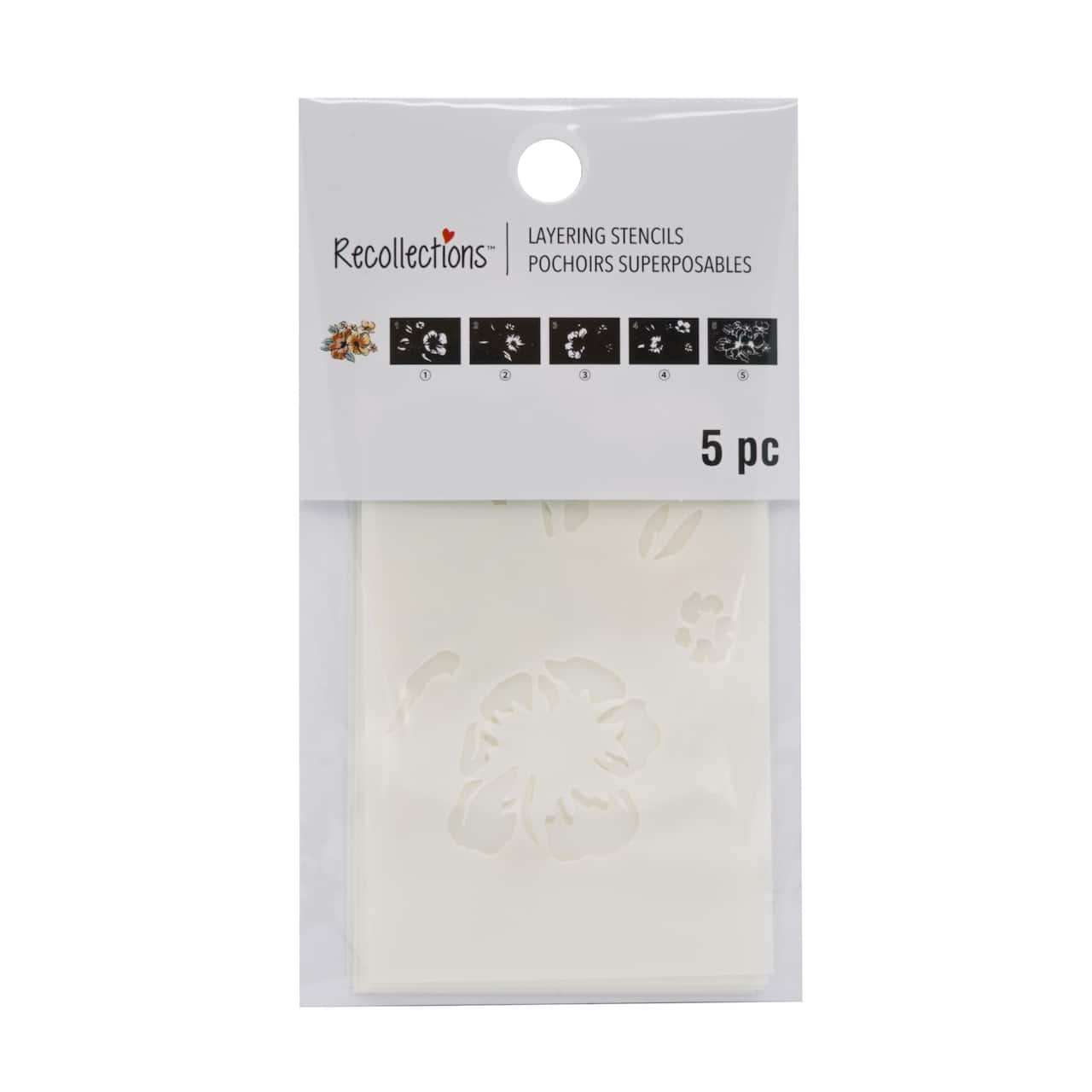 Peony Layering Stencils by Recollections™